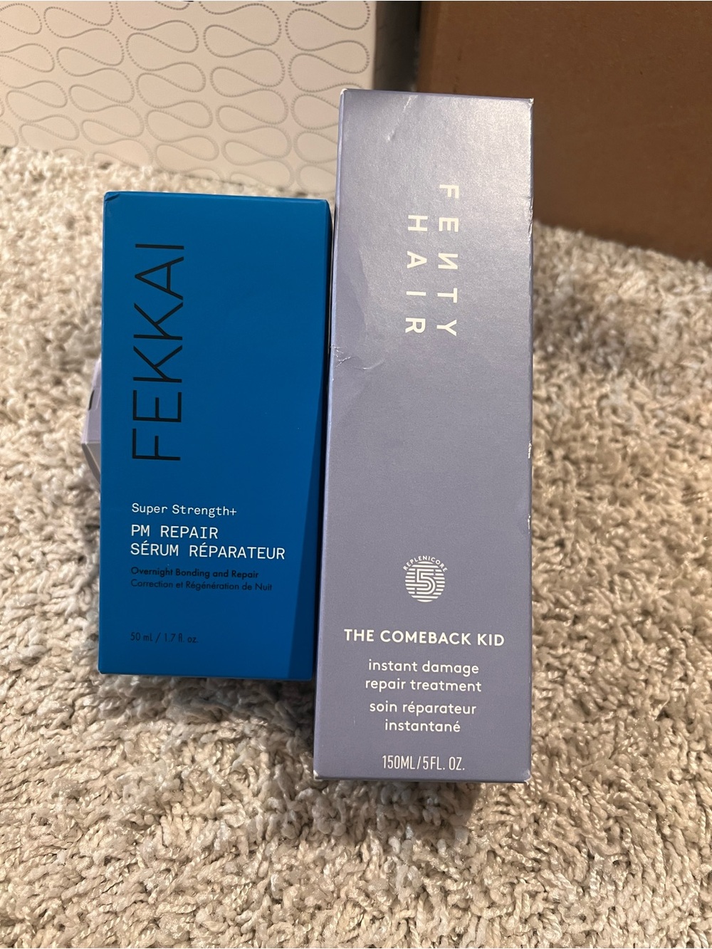 Fenty Hair The Comeback Kid Repair Treatment - Lavender Gray Packaging